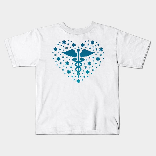 Medicine Heart Kids T-Shirt by JFDesign123